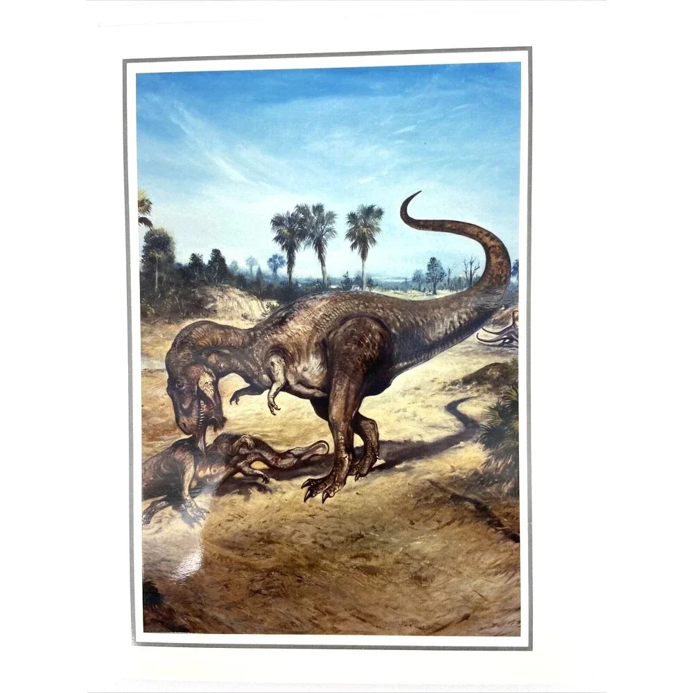 Lot of 8 Prehistoric Dinosaur Fine Art Notecards with Envelopes Josef Moravec